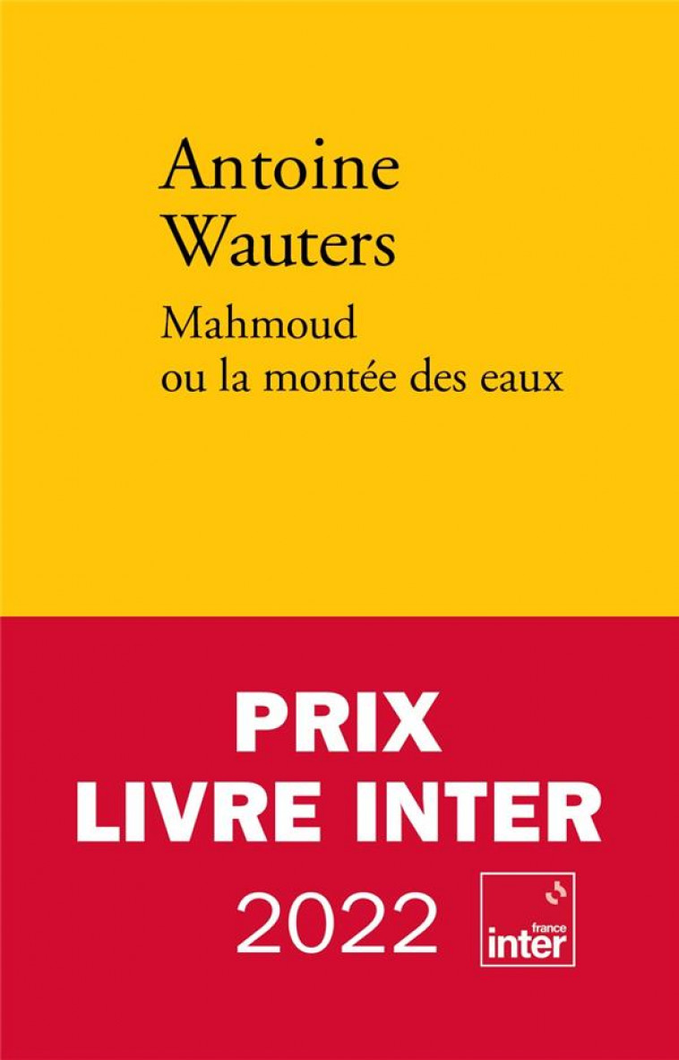 MAHMOUD OU LA MONTEE DES EAUX - WAUTERS ANTOINE - VERDIER